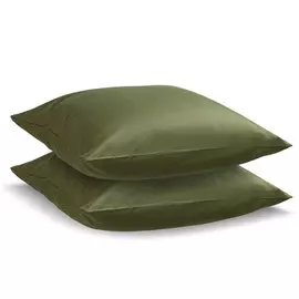 Комплект наволочек 70x70см Tkano Wild, цвет оливковый