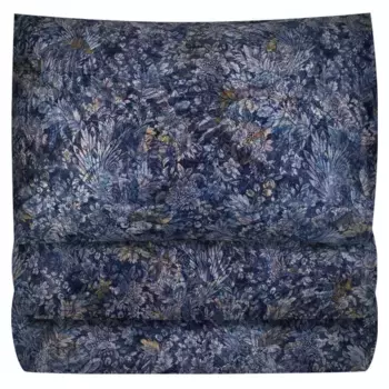 Комплект постельного белья 1,5-спальный Pappel White Noise, синий