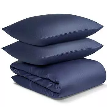 Комплект постельного белья 1,5-спальный Tkano Essential, синий