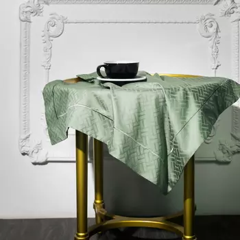 Комплект постельного белья евро Anabella Asabella темно-оливковый, простыня серая