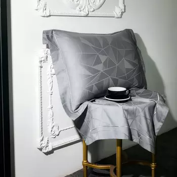 Комплект постельного белья евро Anabella Asabella, светло-серый