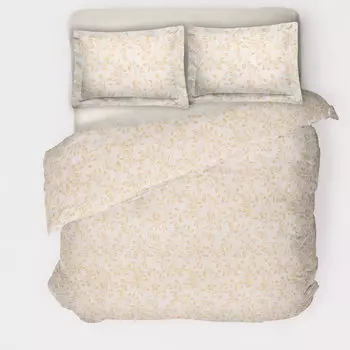 Комплект постельного белья евро Mia Zarrocco Florence Stripe gold