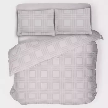 Комплект постельного белья евро Mia Zarrocco Calvin, серый