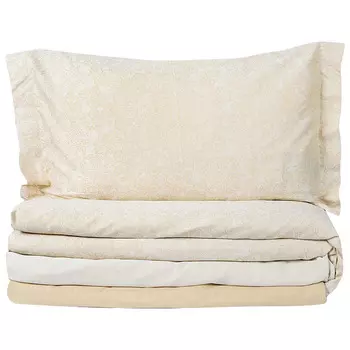 Комплект постельного белья евро Mia Zarrocco Perception, золотой