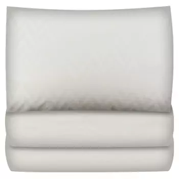 Комплект постельного белья семейный Lameirinho Jacquard, белый