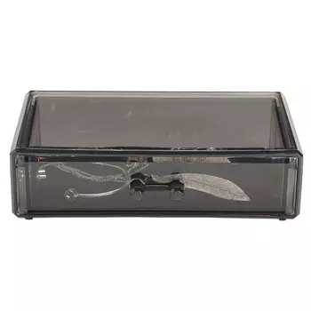 Контейнер для бижутерии See-Mann-Garn Rosalie, антрацит