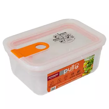 Контейнер прямоугольный Omada Pull box chef 750мл оранжевый