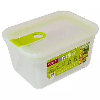 Контейнер прямоугольный Omada Pull box chef 1000мл неоново-зеленый