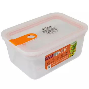 Контейнер прямоугольный Omada Pull box chef 1500мл оранжевый