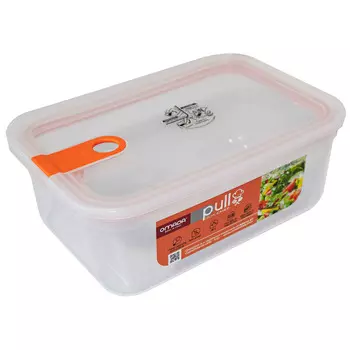Контейнер прямоугольный Omada Pull box chef 2300мл оранжевый