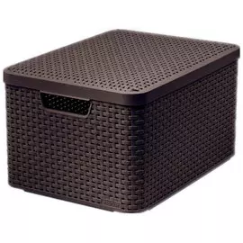 Корзина для белья с крышкой Curver Style размер L