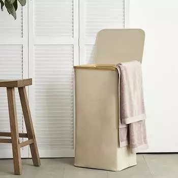 Корзина для белья Smart Solutions BB Neat Tall, цвет молочный