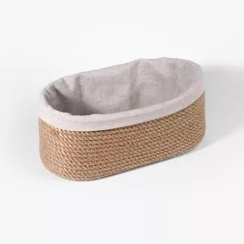 Корзина овальная VecherHome Джут