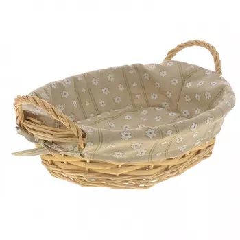 Корзинка плетеная с ручкой Kesper 28x22x7,5см, светлое дерево