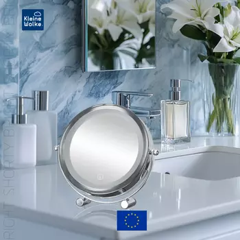 Косметическое зеркало Kleine Wolke Bright Shorty LED 15см