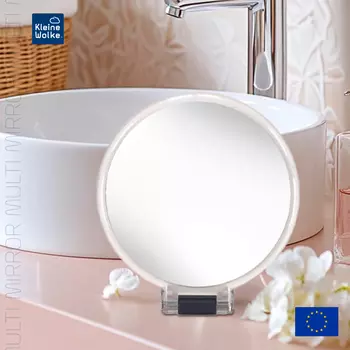 Косметическое зеркало на подставке Kleine Wolke Multi Mirror Clear, 13,8х1,2х24,5 см., цвет прозрачный