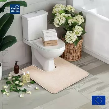 Коврик для туалета 50x55см Kleine Wolke Seattle, кремовый