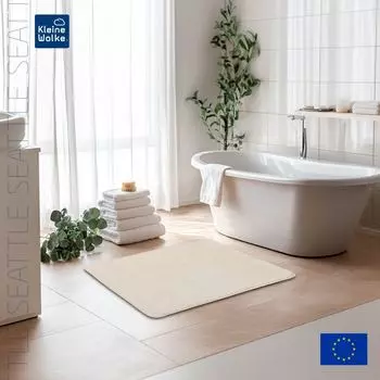 Коврик для ванной 55x65см Kleine Wolke Seattle, кремовый