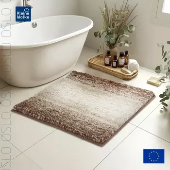 Коврик для ванной 60x60см Kleine Wolke Oslo, коричневый