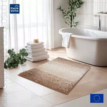 Коврик для ванной 70x120см Kleine Wolke Oslo, коричневый