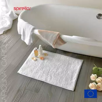 Коврик для ванной 70x120см Spirella CAROLINA, белый