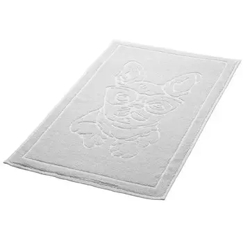 Коврик для ванной 70x50см Kleine Wolke Bulli, белый