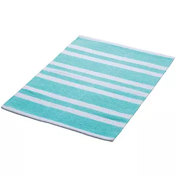Коврик для ванной 70x50см Kleine Wolke Lina, бирюзовый
