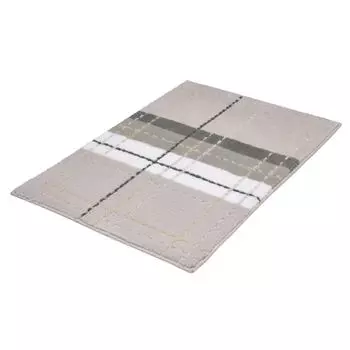 Коврик для ванной комнаты Kleine Wolke Kara 60x90см, цвет светло-серый