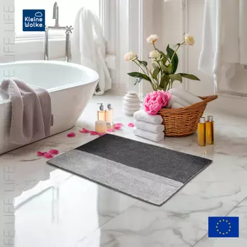 Коврик для ванной комнаты Kleine Wolke Life Anthracite 60x100см