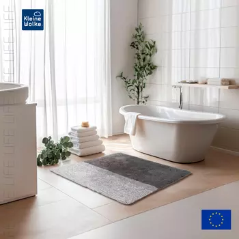 Коврик для ванной комнаты Kleine Wolke Life Anthracite 55x65см