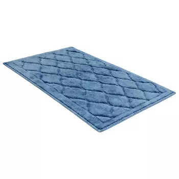 Коврик для ванной комнаты Shahintex Bamboo, голубой