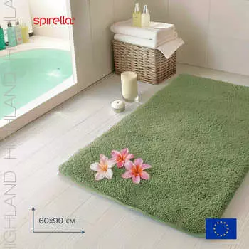 Коврик для ванной комнаты Spirella Highland 90x60см, базилик