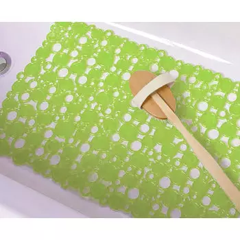 Коврик для ванной комнаты Spirella Rings киви