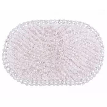 Коврик для ванной Sofi De Marko Sierra с кружевом 60x100см, бежевый