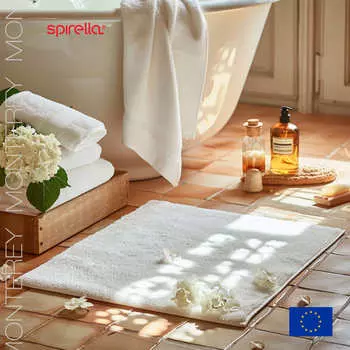 Коврик для ванной Spirella Monterey 70x120см, белый