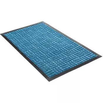 Коврик придверный Shahintex LUX mix, голубой