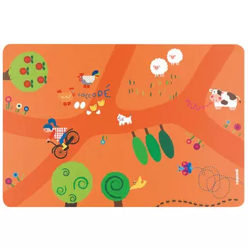 Коврик сервировочный детский On the Road оранжевый