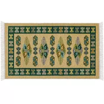 Коврик универсальный Icarpet Etno 100x60см, малахит