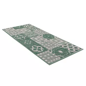 Коврик универсальный Shahintex Loop Italiano Мозаика, зеленый