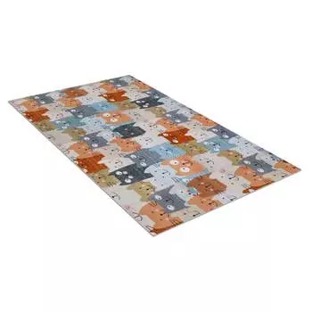 Коврик вырезной антискользящий Icarpet Print Котики