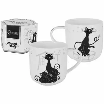 Кружка Carmani Crazy Cats. Кошка с котятами
