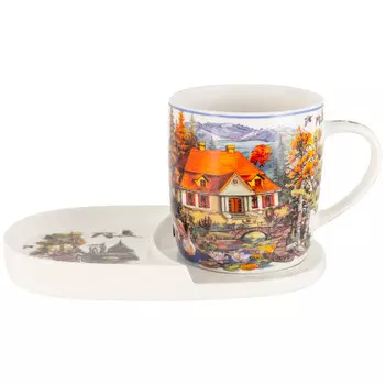 Кружка Carmani Village Life Дом у пруда