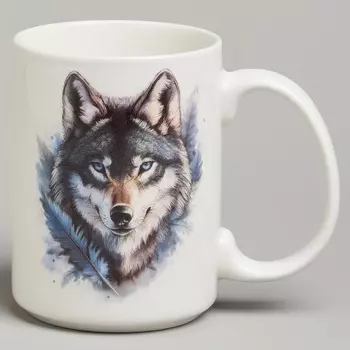 Кружка Lefard Animal World Волк