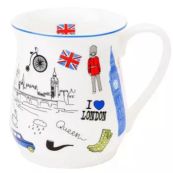 Кружка Top Art Studio Бонжур Лондон