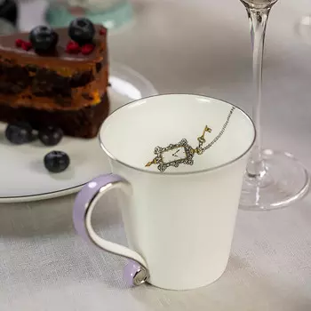 Кружка VLR CONCEPT Алиса, цвет сиреневый