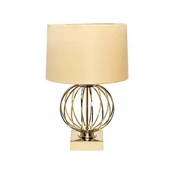 Лампа настольная Гарда Декор, золотистый плафон