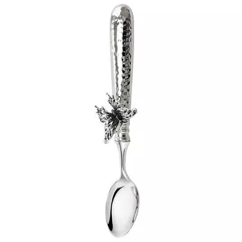 Ложка чайная Кольчугинский мельхиор Бабочки