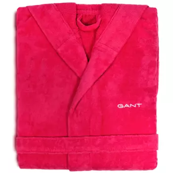 Махровый халат унисекс Gant Home Vacay размер S, розовый