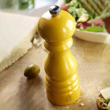 Мельница для соли Peugeot Paris, цвет желтый