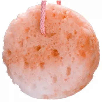 Мочалка See-Mann-Garn Marmorette, цвет дынный